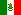 Nationalflagge von Mexico